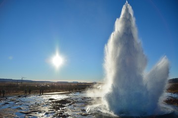 Geysers in Iceland