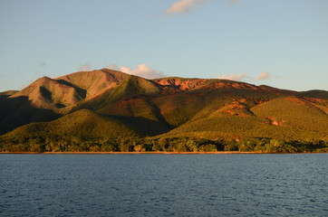 Red hills in New Caledonia