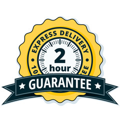 2 Hour Express Delivery illustration