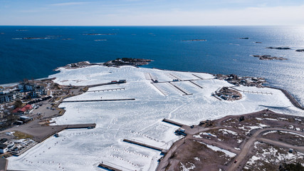 Port of Hanko has still some ice