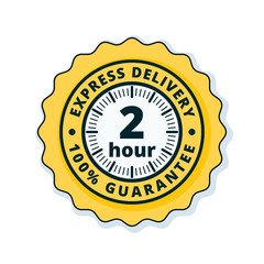 2 Hour Express Delivery illustration