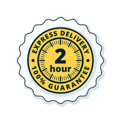 2 Hour Express Delivery illustration
