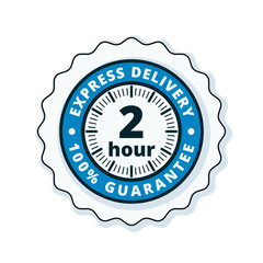 2 Hour Express Delivery illustration