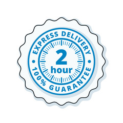 2 Hour Express Delivery illustration