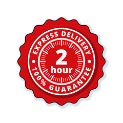 2 Hour Express Delivery illustration
