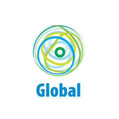 vector logo globe