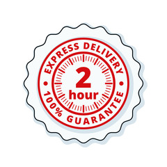 2 Hour Express Delivery illustration