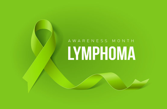 Symbol image Awareness Ribbon Lime green, light green, ribbon, sign of  solidarity, non-Hodgkin's lymphoma, Lyme disease, depression - SuperStock