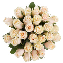 Bouquet of cream roses