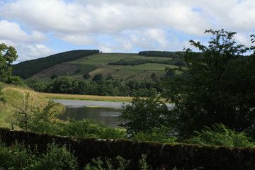 Obraz premium Gouthwaite Reservoir, Nidderdale, England