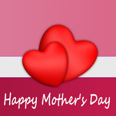 Fête des mères cœurs bonne fête maman