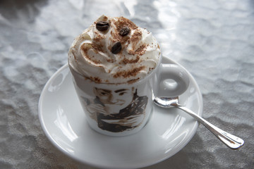 the traditional cappuccino