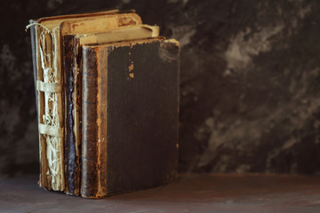 Old vintage books. 