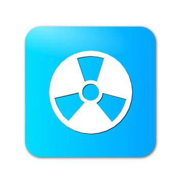 Knop / icoon dat staat voor radioactiviteit