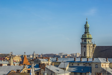 old city center from top