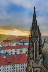Obraz premium Saint Vitus cathedral in Prague - Czech Republic