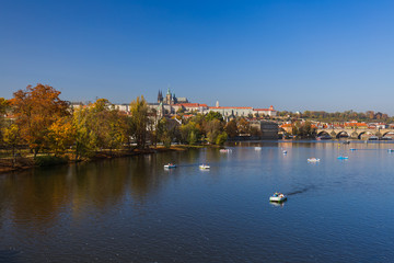 Fototapeta premium Cityscape of Prague - Czech Republic