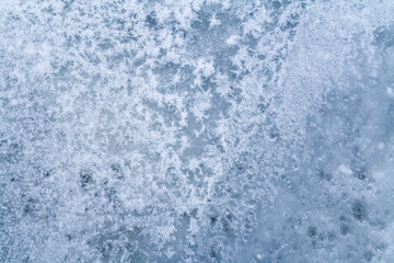 Fototapeta na wymiar frozen river ice texture background