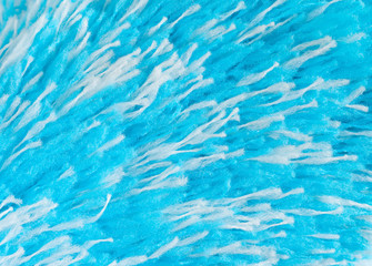 Close up view. The fibers of microfiber cloth the smaller for dusting.