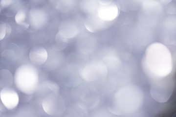 Abstract silver bokeh