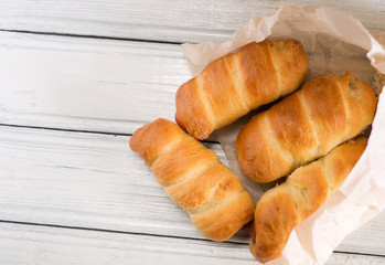 Sausages in dough, homemade