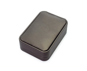 Fototapeta premium Closed jewelry gift box isolated on white background