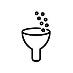 Data analytics icon isolated on white background