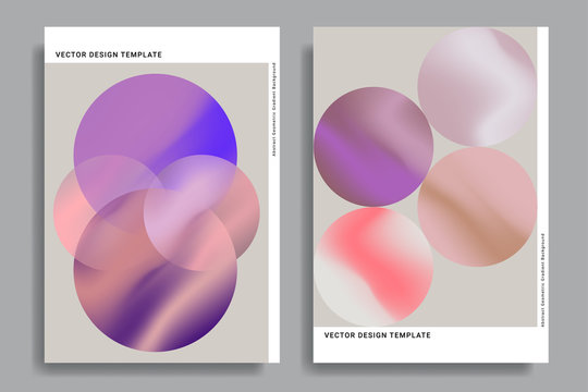 design templates with vibrant gradient shapes
