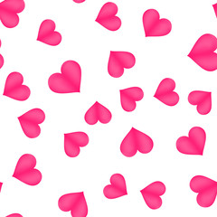 Happy valentines day background with hearts