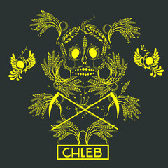 Chleb death śmierć żółty czarny   © Vassiliy