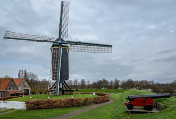 Obraz premium Windmill at the rampart