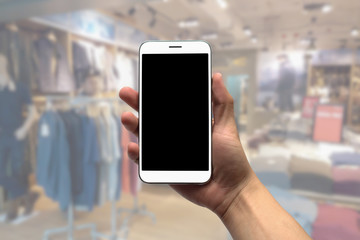 blurred photo, Blurry image, People shopping in Community Mall or Department Store,  background