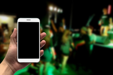 blurred photo, Blurry image, Night Party Concert, background