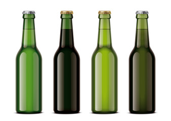 Bottles mockup for beverages