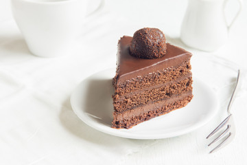 Piece of Chocolate Cake