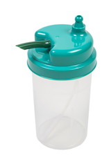 Special medical equepment - Water box for oxygen concentrator isolated on white