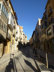 Alcañiz, pueblo de Teruel en Aragon,España
