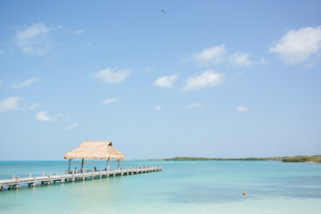 Caribbean Island blue turquoise ocean water utopia paradise vacation travel mexico isla mujeres