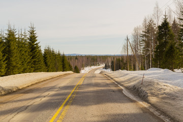Road from the hill