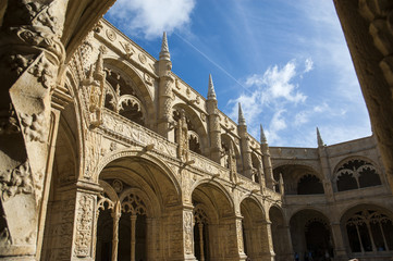 Obraz premium The Jerónimos Monastery (Hieronymites Monastery), Lisbon, Portugal