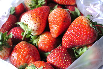 A lot of strawberry