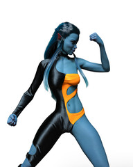 super dark elf warrior