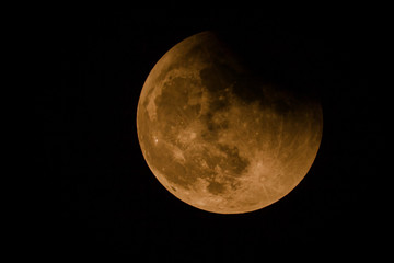 Красная луна. суперлуние. затмение