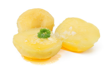 Pellkartoffeln mit Butter