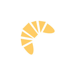 Vector logo croissant