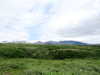 Fototapeta na wymiar Iceland the view of Hvannadalshnukur 2017