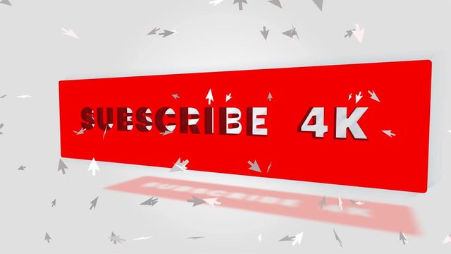 Social media 4K Subscribe Notification Icon