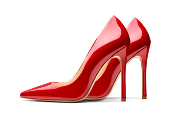 red high heel footwear fashion female style