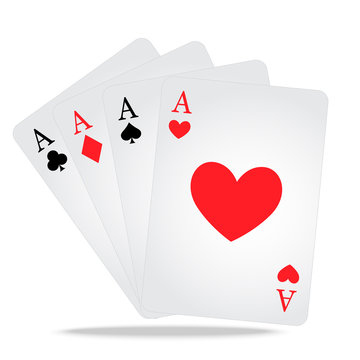 Poker playing cards with casino games