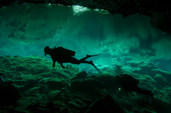 Yucatan cenotes, Mexico.